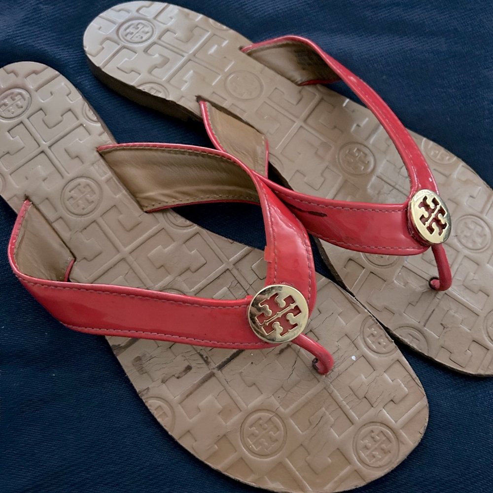 Tory Burch pink sandals